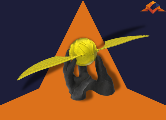 Altın Snitch 3D Baskı | 3draMarket 3. Fotoğraf