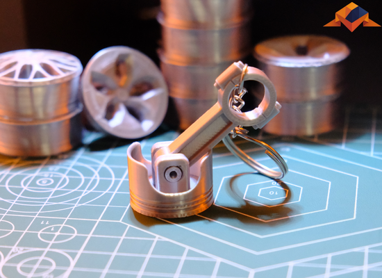 3D Baskı Krank & Biyel Anahtarlık | 3draMarket 2. Fotoğraf