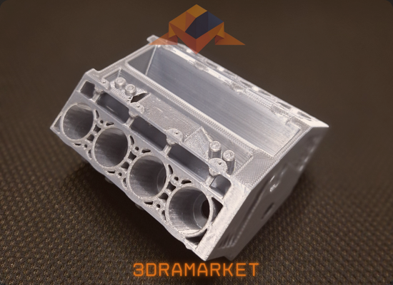 Motor Bloğu Kalemlik | 3draMarket 1. Fotoğraf