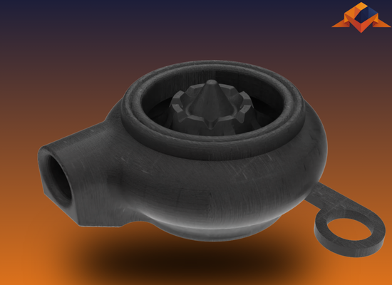 Turbo Anahtarlık | 3draMarket 1. Fotoğraf